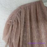 White House | Black Market New! Cap Sleeve Shimmer Kimono Mini Dress, size L Photo 6