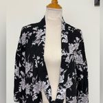 Spiritual Gangster Kimono Maya Floral CoverUp Robe Black Pockets Ties One Size Photo 2