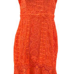 Charlotte Russe  Y2K Showgirl Dress Medium Swiftie Concert Lace Crochet Festival Photo 0