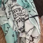 Mint Green Graphic Print Scarf Photo 2