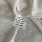 Lush Clothing Sheer Oversized Blouse size Medium LUSH White Clean Girl Corpcore Office Chic Photo 5