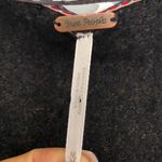 Free People  Irresistible Fringe black‎ brown wool sweater women’s size M Photo 8