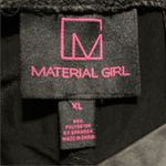 Material Girl Women's XL Black Faux Leather High Rise Leggings Casual Photo 6