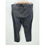 Falls Creek Jeans Women 18 Black Denim Floral Embroidered Skinny Cotton Blend Photo 1