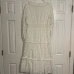 Sail To Sable Embroidered Pom Pom Midi Dress White Photo 3