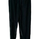 Old Navy  Wide Leg Pants Trousers Women MED Green Velvet Extra High Rise Holidays Photo 5