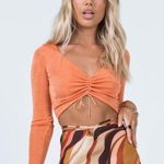 Princess Polly  Lucille Long Sleeve Top Orange Photo 8