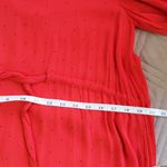 Paris Atelier & other stories Long Sleeve size 8 Ruffle Red Polka Dot dress Photo 9
