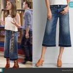 American Eagle  Outfitters Blue Festival Crop Flare Jeans Photo 8