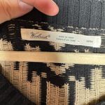 Woolrich Sweater Dress Black Beige Aztec Tribal Knit Long Sleeve Size M Photo 2