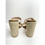 AQUA Sandals Woven Casual Espadrille Block Heel Size 10B NEW Photo 4