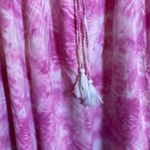 Japna  Pink Tie Dye Strapless Sun Dress Large EUC Photo 2