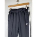 Adidas Women's  Original Track Pants Small Black White Fitted Center Seam - S Photo 4