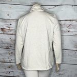 Talbots  NWT Size XL Heather Cream & Gray Cowl Neck Knit Sweatshirt Top Photo 2