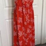 Open Edit Womens Silky Red Pink Maxi Pull On Tank Slip Sundress Size S Photo 0