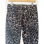 J.Crew Leopard Animal Print High Waist Corduroy Skinny Pants Size 27 Photo 4