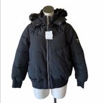 ZARA NWT  Hooded Puffer Jacket Water  Repellent Black bloggers Fav Photo 2