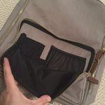 Mark & Graham Commuter Backpack, Grey and Brown Leather Gray Photo 4