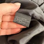 Kasper  Black Long Trench Coat Size 6 Photo 5