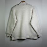 Aerie  Women’s Dream Fleece Sherpa Half Zip Pullover Cream Cozy Minimalist Sz M Photo 3