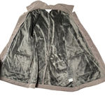 Orvis  Women’s Brown Snap Button Faux Fur Lined Cost Large Pockets Chore Quilted Photo 3