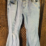 Arizona Jeans Arizona Extreme Flare Light Blue Women's Jeans Size 9 Photo 0