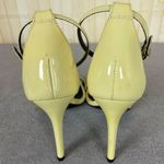 Schutz Yellow Cadey Lee Open Toe Heels Size 38 Photo 3