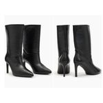 ALLSAINTS Orlana Pointed Toe High Heel Slouch Boots in Black 6 with Box Womens Photo 15