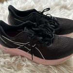 ASICS GT-2000 12 Pure gel WOMEN black and pink size 11 running shoes Photo 1