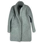 J.Crew  Cocoon Coat in Italian Stadium Cloth Wool Blend Gray Size 2 Photo 7