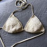 Xhilaration White Lace Bikini Top Photo 0