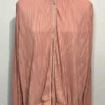 Urban Outfitters  Eyeshadow Pleated Blush Lightweight Jacket Size XL Photo 0