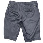 Vince  Women’s Size 10 Charcoal Cotton Buckle Side Bermuda Shorts Photo 1
