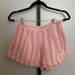 Free People  Cream and Orange Striped Shorts Size 2 Photo 0
