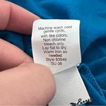 J.Crew Y2K  Drawstring Pleated Scoop Neck Tee Short Sleeve Cotton Blue XS Photo 4