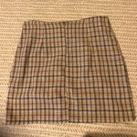 Plaid Tweed Skirt Black Photo 3