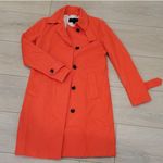 Anne Klein Red Trench Coat Photo 0