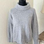 C&C California  Wool Gray Confetti Turtleneck Sweater w/ ribbed detail Photo 0