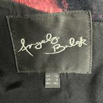 Angelys Belak Graphic Print Abstract Cocktail Dress Red Gray Women’s Size 8 Black Photo 6