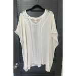 Urban Outfitters Band of Gypsies XS/S White Crochet Swim Coverup Tunic Photo 1