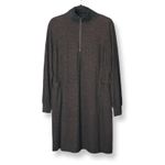 CAbi Black Speckled Front Cuddle Dress With Pockets Photo 1