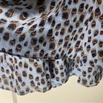 Reiss  Size 4 Short Sleeve Light Blue Printed Floral Dress Photo 5