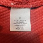 Miami  Women's M Rust Square Neck Button Front Fit & Flare Dress Softcore Chic Photo 5