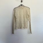 Burberry Cream Lace Long Sleeve Top Medium Photo 4