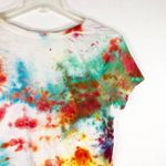 Merona Womens Size XL Top Tie Dye Enemies to Lovers Red Blue Handmade 1159 Photo 2