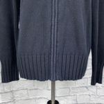 Karen Scott full zip sweater jacket Black Sz Large Photo 1