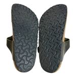 Birkenstock  Brown Leather Jeweled Thong Footbed Sandals Size 39 Photo 7