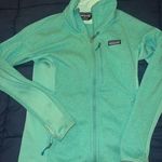 Patagonia turquoise fleece zip up size s Photo 0
