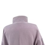 Aritzia Tna Sweatfleece Cozy Fleece Mega 1/2 Zip Sweatshirt Purple Size 2 Medium Photo 8
