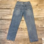 Pink Lily #4Pink Lily  ROSALIND HIGH RISE DISTRESSED MEDIUM WASH STRAIGHT LEG JEANS Size Photo 1